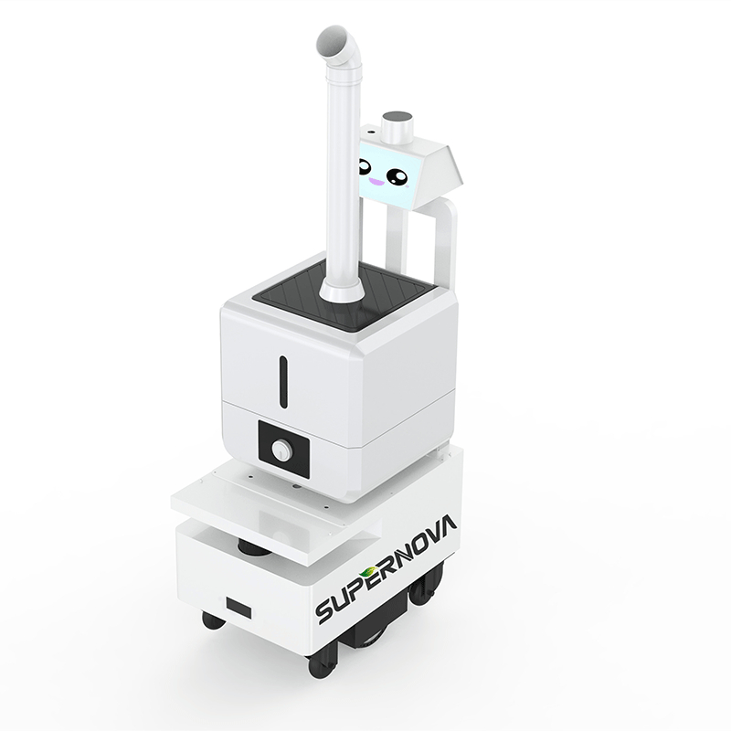 Nueva tecnología Atomizador Spray Anti-epidemia Air Refresh Desinfección Artificial Inteligente Spray Esterilizador Robot